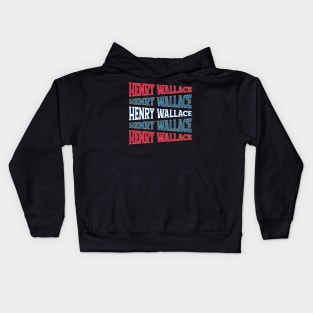 NATIONAL TEXT ART HENRY WALLACE Kids Hoodie